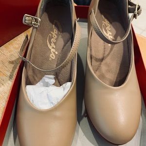 Capezio Tap Jr Footlight 5m girls tan